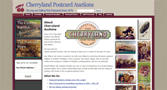 Desktop Screenshot of cherrylandpostcards.com